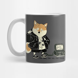 Urban Chic Shiba: Style Unleashed VI Mug